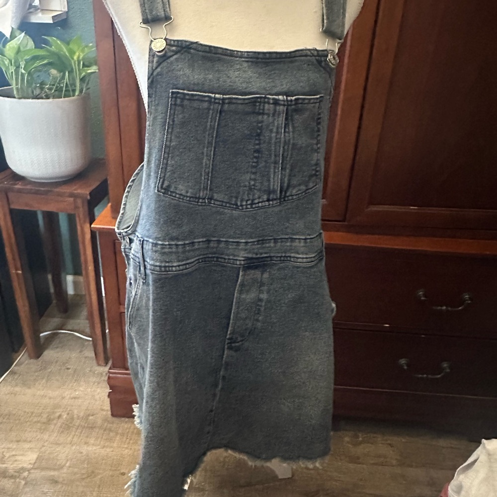 Denim Overall Dress woman’s 1X